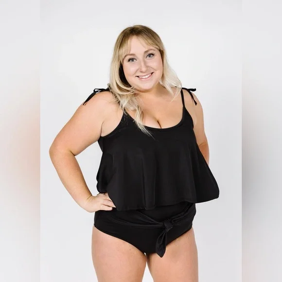 Kortni Jeane Large Gone Bananas Tie-Up-Front Bottoms NWOT - Picture 9 of 12